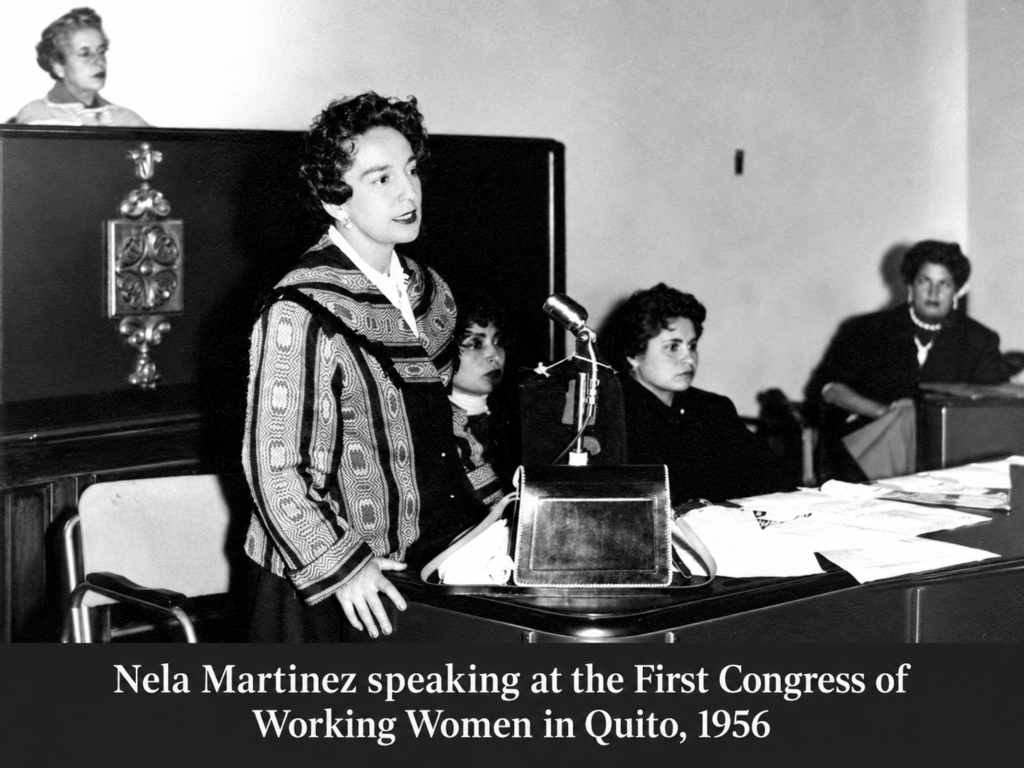 Nela Martinez Ecuador first woman legislator in Ecuador